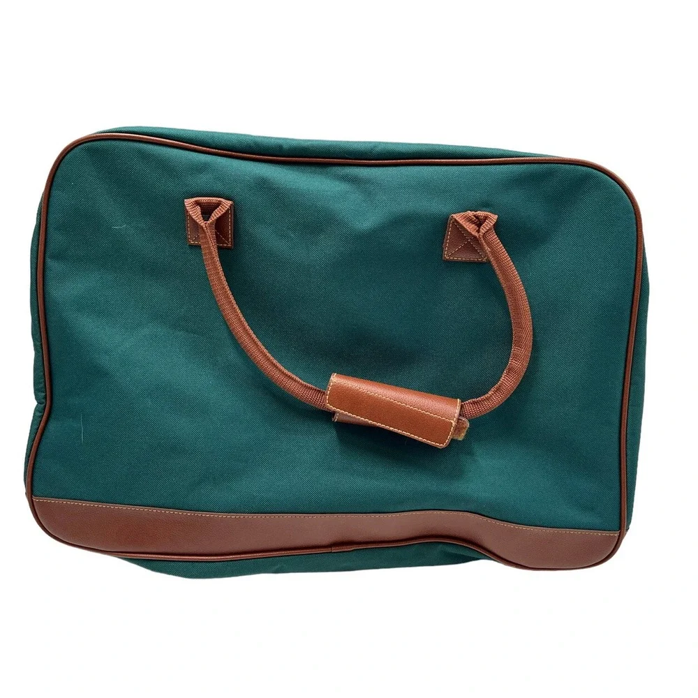 Vintage Polo Travel Bag Ralph Lauren Weekender Strap Green